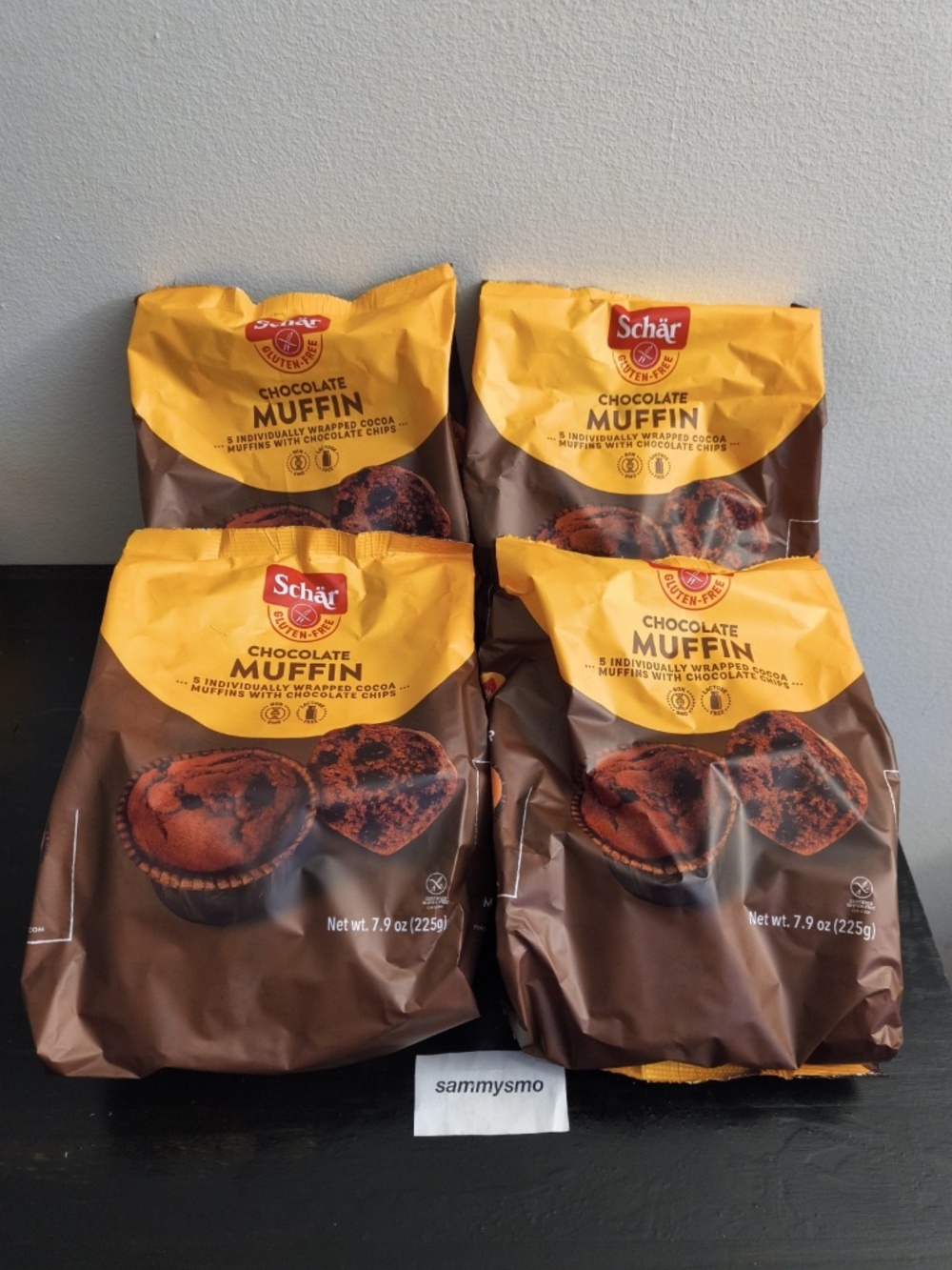Schar gluten free Chocolate Muffin , 5 individually wrapped x4 bags